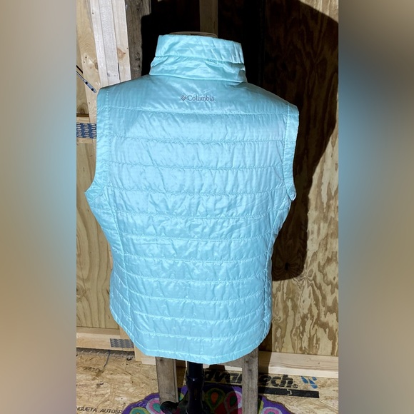 Columbia Quilted Omni-Heat Puffer Vest Size XL Mint Green - Picture 2 of 14